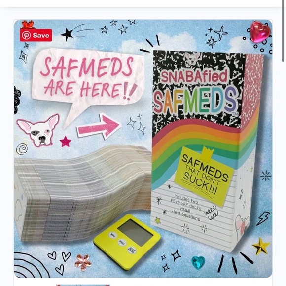 Study Notes ABA SAFMEDS Set with Timer - Picture 2 of 5